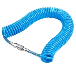 Colorful 10-50 Length Extended PU Material Spiral Pneumatic Air Hose with Quick Connectors for Water Fluids