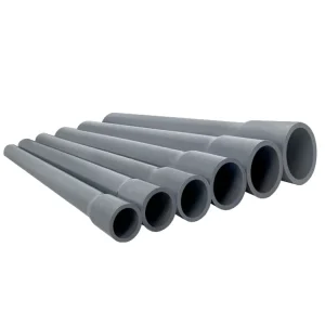 Competitive Price Industrial-Grade Schedule80 UPVC Conduit Flame-Retardant Cable Wiring Duct Rigid PVC Plastic Tube