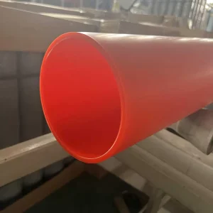 Corrosion Resistance Orange MPP Polypropylene Tube Durable Electrical Cable Protection Round Power Pipe