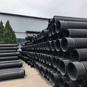 Corrosion Resistant 30-1200mm Building and Drainage HDPE Double Wall Corrugated Pipe