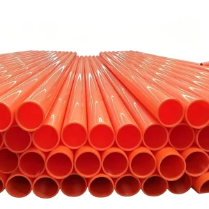 Corrosion Resistant CPVC Flexible Power Pipe for Industrial High Voltage Buried Cable Protection Projects