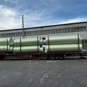Corrosion Resistant FRP Pipe GRP Glass Reinforced Plastic Pipe for Chemical Fluid Systems