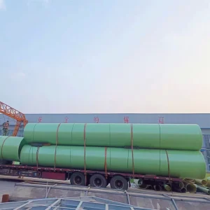 Corrosion Resistant Fiberglass Reinforced Plastic FRP Pipe GRP Pipe for Chemical Processing and Industrial Wastewater Treatment