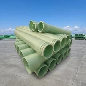 Corrosion Resistant Industrial FRP Pipes for Chemical and Water Applications DN100mm DN2200mm Winding Forming