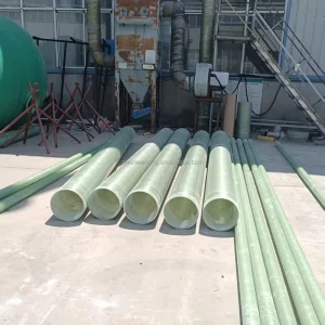 Corrosion Resistant Large Diameter GRP Pipe Durable FRP Fiberglass Pipe for Industrial Corrosive Fluid Transport
