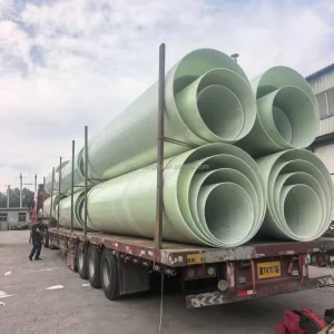 Corrosion Resistant Winding Formed FRP Fiberglass Pipe for Underground Industrial Sewage Drainage and Construction Systems
