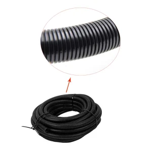 Corrugated Conduit Tube Flexible Electrical Cable Protection Pipe PP PA PE Plastic Wire Loom Tubing for Wiring Harness