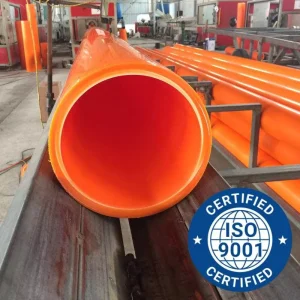 Corrugated Flexible MPP PP Conduit Tube Wear Resistant Electronic Cable Buried Protection Pipe