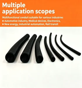 Corrugated Hose PVC Industrial Water Suction Hose Flexible Corrugated Pipe Waterproof Customizable Sizes Free Sample