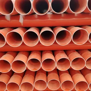 Cpvc Power Cable Conduit Pipe Flexible Electrical Upvc Pipe Dn50 Pvc Grey Electric Pipes 15mm 20mm