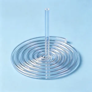 Custom Acid and Alkali Tube Coil Tube test Instrument Quartz Glass Spiral Tube Experiment Condensation Tube Special Shaped