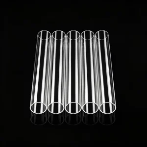 Custom Clear Polycarbonate Hard Round Tube Extruded Plastic Test Tube Packaging Pipe for Product Packaging