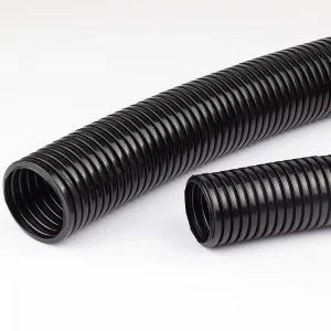 Custom Corrugated Conduit Tubing Flexible Spiral Pipe PVC PA EVA Material for Electrical Wiring Protection Wiring Layout