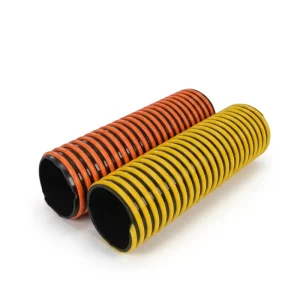 Custom Cut PVC Flexible Corrugated Pipe 3.5mm 5.7mm Wall Thickness 0 50C Working Temp for Suction Discharge Black