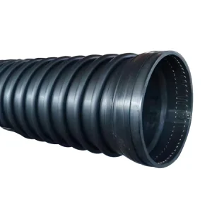 Custom Diameter High Pressure Durable Corrugated Drainage Sewage Pipe HDPE Krah Pipe with 50+ Year Lifespan