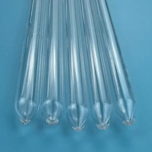 Custom High Quality Clear Quartz Pipe Laboratory Twin Tube Ozone Free Polished Various Sizes Bending Welding Processing