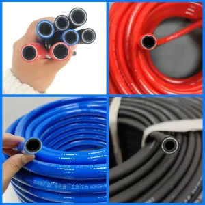 Custom Industrial Black PVC Air Hose for Oxygen Acetylene Use Flexible Welding Cutting Service PVC Hose HANGQIU Brand