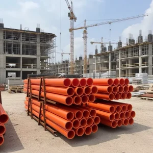 Custom MPP Power Pipe Orange MPP Underground Cable Conduit Pipe Electrical Conduit Pipe