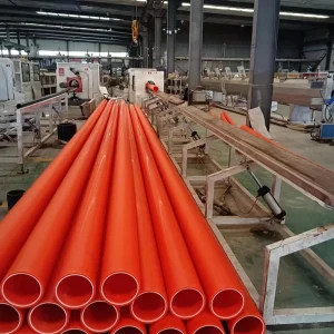 Custom PVC Electrical Conduit Pipe 16mm 63mm Flame Retardant Insulation Cable Protection Tube