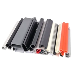 Custom PVC PE Extrusion Profile PC Plastic Furniture Accessory Track Channel Glass Door Window Extruded Shape