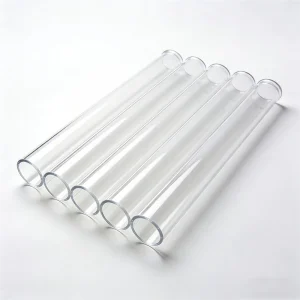 Custom Profile Round Clear Rigid PVC Plastic Tubing 35 Mm ID 37 Mm OD 800 Mm Length
