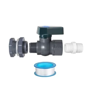Custom Rain Barrel Spigot Kit with Bulkhead PVC Faucet Adapter for Water Tank and Garden Faucet Adapter Garden Water Connectors