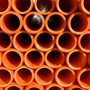 Custom Size OEM MPP Orange Cable Duct Polyethylene Thick Black Rain Water Pipe Plastic Tube High Pressure Competitive Price