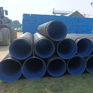 Customizable Double Wall Corrugated HDPE Pipe Sizes for Building Drainage and Sewage Use