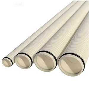 Customizable HDPE Corrugated Cable Conduit 50-250mm High Flexibility Polyethylene Pipe For Non-Excavation Jacking Project