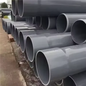 Customizable High-Density Impact-Resistant PVC-U Plastic Tubes Used for Municipal Industrial Water Supply Drainage Various