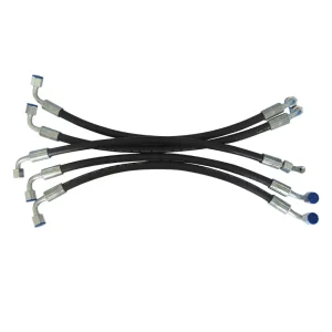 Customizable High pressure Hydraulic Excavator Oil Pipe Fittings Rubber Hose Assembly With Steel Wire Wrap Oem Supported