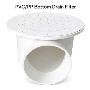 Customizable PP PVC Fish Pond Bottom Drain for Fish Pond Water Circulation Sewer System Waste Collector Tool 420x240MM