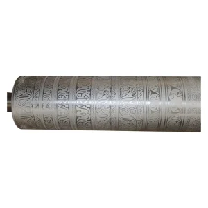 Customizable Stainless Steel Decorative Embossing Roller for Wood Grain Leather Paper Tissue Napkin Kitchen for Paper Making