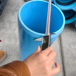 Customization Diameter C900 4″ 6″ 8″ 10″ 12″ SDR 18 ISO9001 Standard High Pressure Durable PVC Pipes for Water Supply