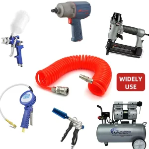 Customized 3M 6M 9M 15M Polyurethane Tube Colorful Spiral Pneumatic Plastic Hose with OEM Support PU Spring Coil Hose
