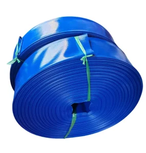 Customized 4Inches 4Bar PVC Agricultural Delivery Irrigation Aquaculture Fishery Water Supply Drainage Layflat Hose