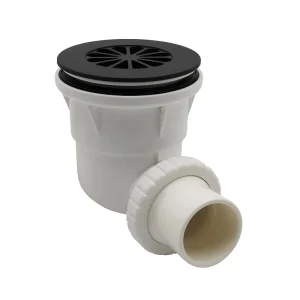 Customized Bathroom Black ABS Plastic Anti Odor Shower Floor Drain Easy Clean Shower Waste Trap Drain