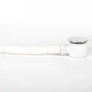 Customized Chrome Plated Plastic Lightweight Eco Friendly Pop up Bathroom Drainer Screw Connection