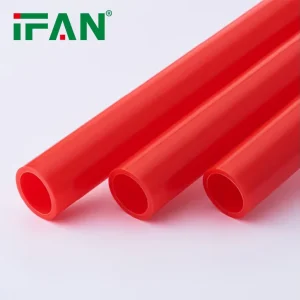 Customized DIN 16836 Floor Heating Pipe Red Color Plastic PEX Tube 12-32MM PE-RT PEX Pipe
