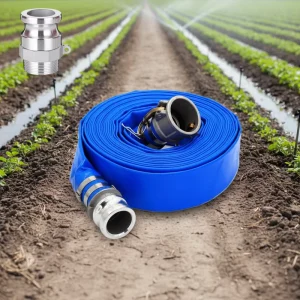 Customized High Pressure 3/4″-16″ Discharge Water PVC Layflat Hose Tubing Pipe Flexible Lay Flat Irrigation Agricultural Hose