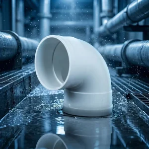 Customized High Pressure PVC 90-degree Drainage Elbow High Flow Rate ISO Standard Hygienic Plastic Tubes