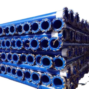 Customized High Quality Colorful Plastic Coated Steel Pipe DN100 DN500 Iron Tube
