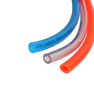 Customized Industrial Grade Blue Transparent PU Air Hose Soft Flexible Pipe with Cutting Service
