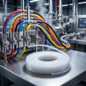 Customized Industrial Grade Soft Flexible Colored Silicone Tubing Wear Resistant Food Grade Rubber Hose Cutting Service