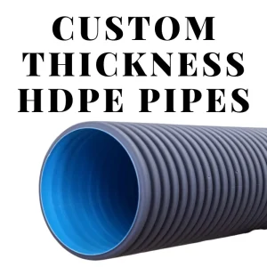 Customized Length HDPE Double Wall Corrugated Pipe for Sewage