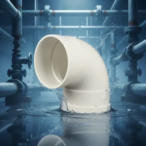 Customized PVC High Pressure Water 90-degree Drainage Elbows High Flow Rate ISO Standard 50-200 Spec 2.000 In.