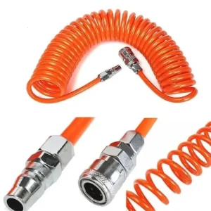 Customized Plastic Nylon Hose PU Coil Hose for Pneumatic Tools 12*8mm 8*4 mm