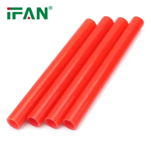 Customized Red Multilayer PEX Pipe Flexible Plumbing PERT Underfloor Heating Pipes