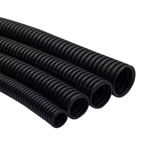 Customized WBO Corrugated PP PA PE Liquid Tight Flexible Conduit Tube Electric Cable Fittings Waterproof Various Sizes Black