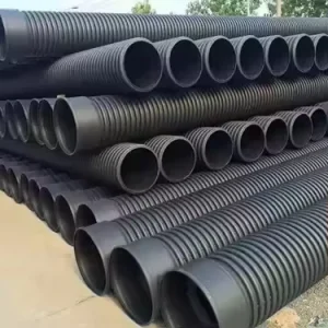 DN1000 HDPE Corrugated Pipe with Steel Belt Reinforced for Water Drainge